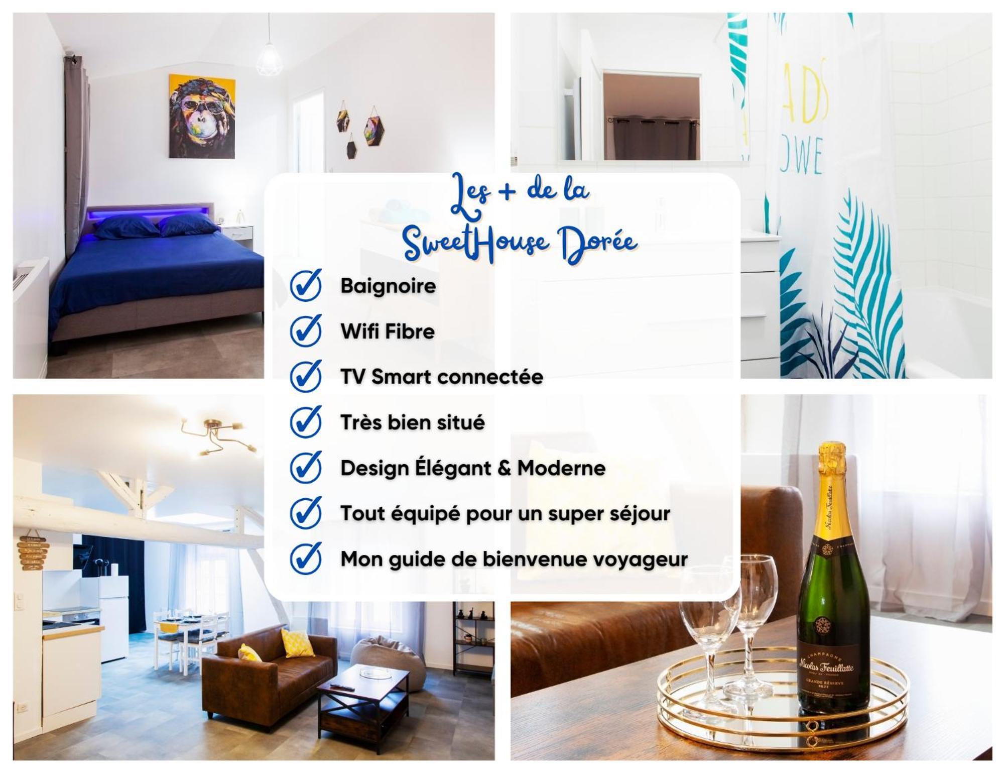 La Sweet House Doree Centre Ville Wifi Tout Confort Vitry-le-Francois Ngoại thất bức ảnh